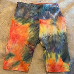 COPY - Suzette Collection tie dye biker shorts O/S